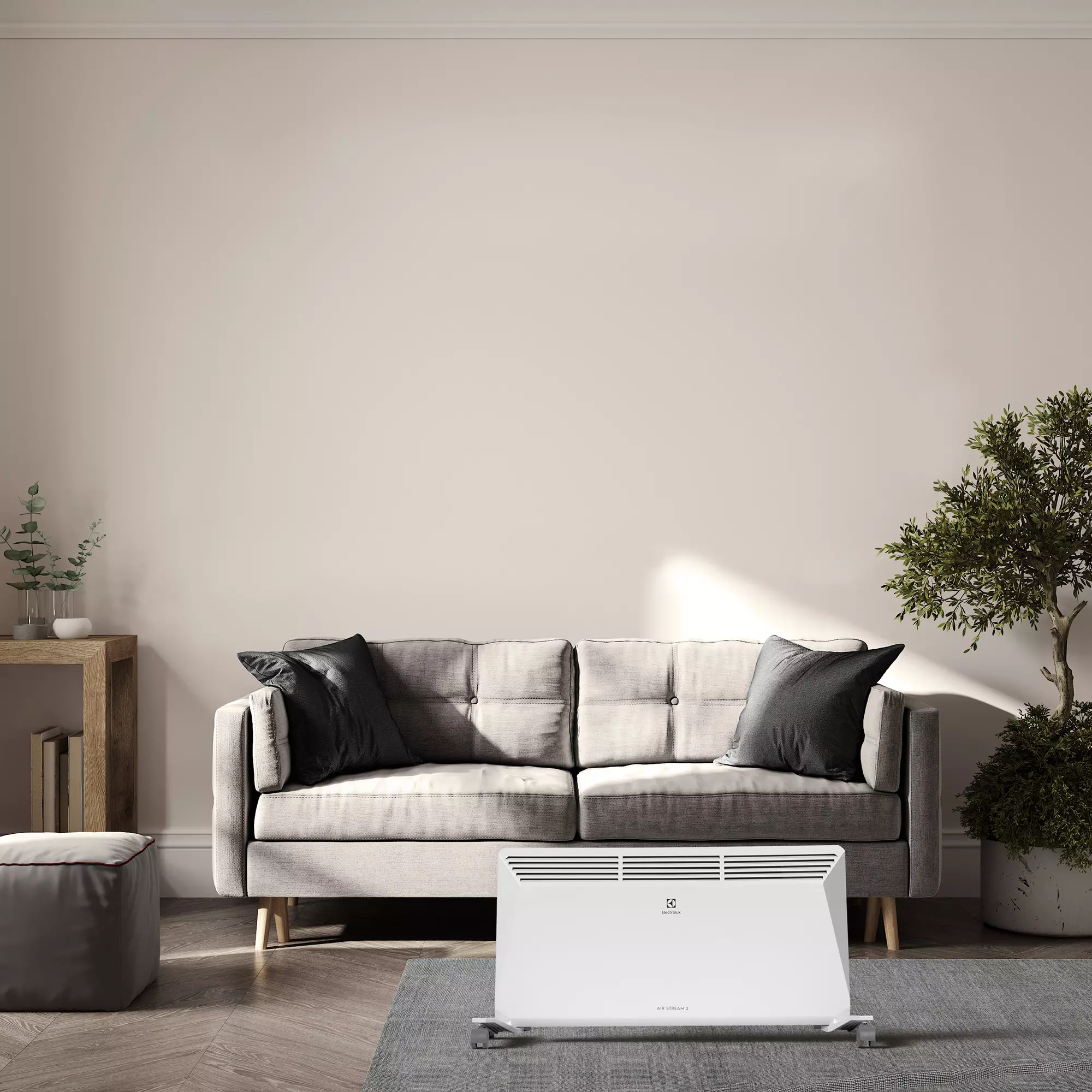 Конвектор электрический Electrolux ECH/AS2-2000 ER, 2000 Вт, электронный термостат, LED-дисплей