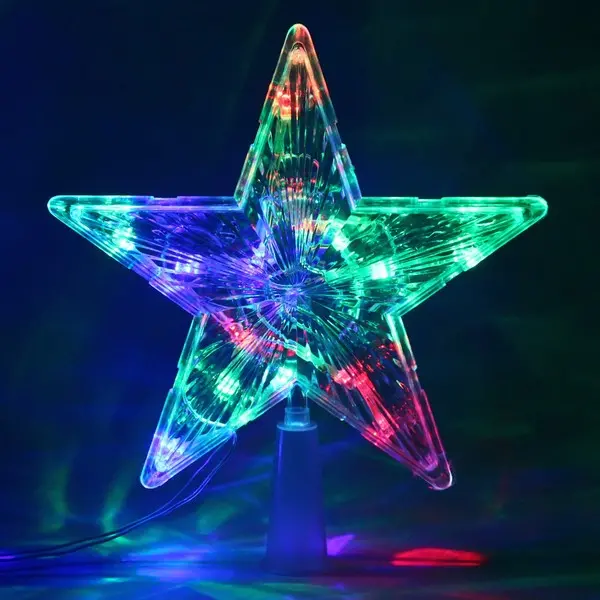 Светодиодная Звезда для елки 15 ламп LED,18,5см, RG/RB