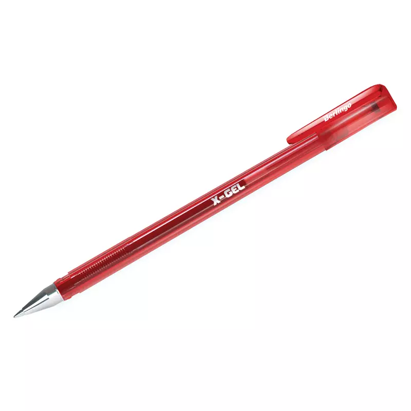 Гелевая ручка Berlingo X-Gel красная, 0,5мм CGp_50122