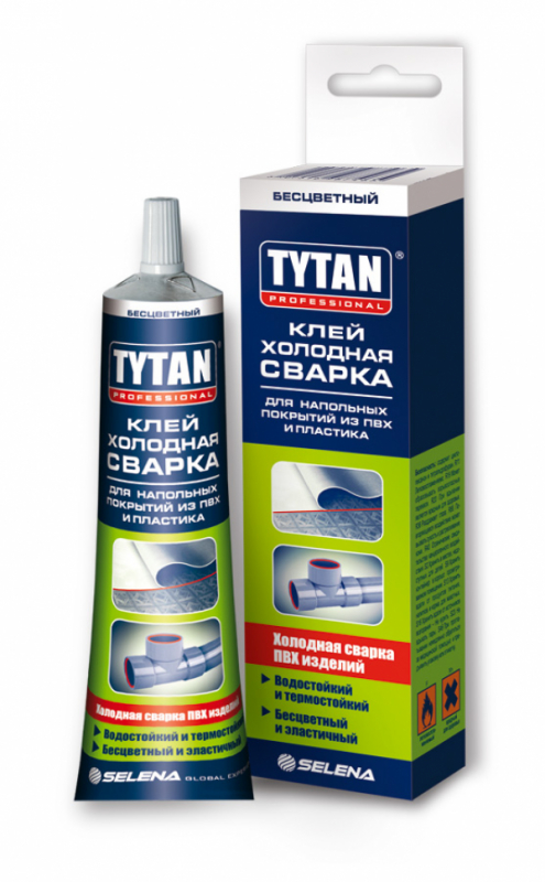 Клей Tytan Professional холодная сварка для напольных покрытий из ПВХ и пластика 100 г