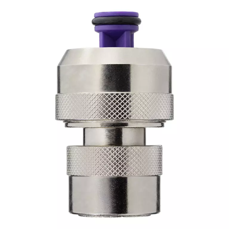 Коннектор для шланга латунный 3/4&quot; с аквастопом MPF ДС.070679