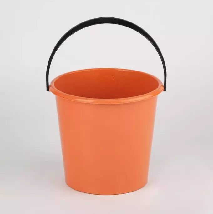 Ведро пластиковое пищевое  3 л Полимербыт 4314000 цветное