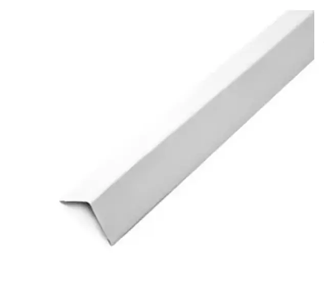 Уголок стальной PL 19х24, длина 3 м, А903, Албес белый
