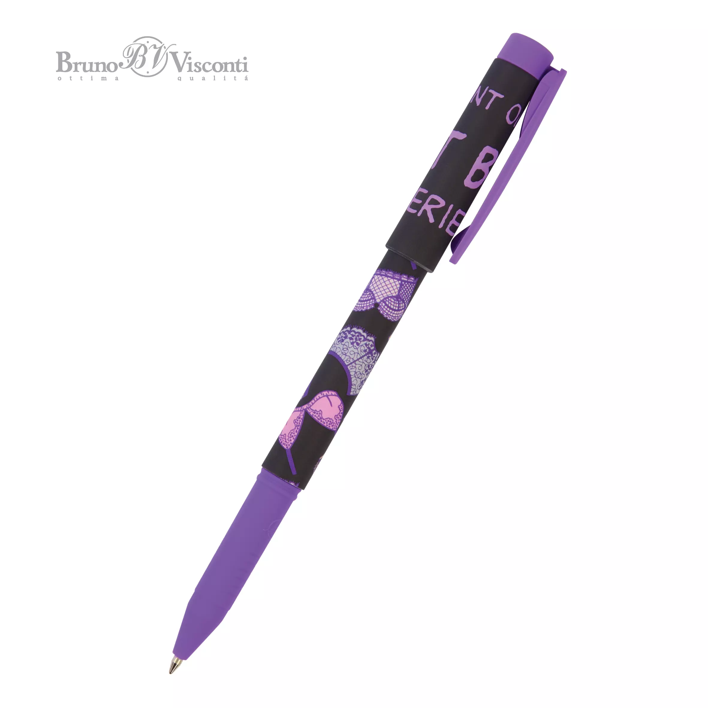 Шариковая ручка BrunoVisconti FreshWrite. Дамские штучки. Ажур, 0.7 мм, синяя