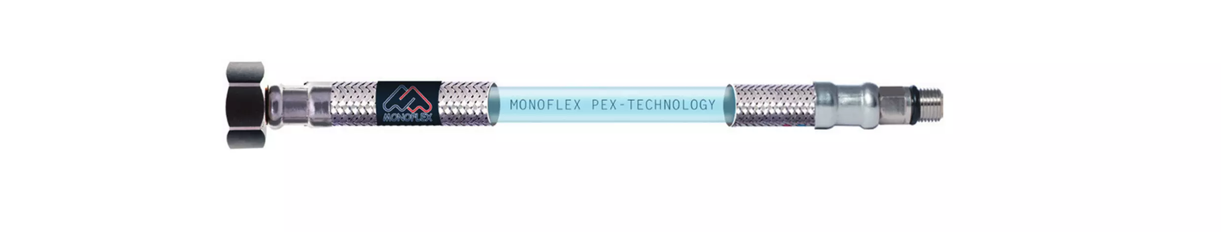 Подводка для смесителя Premium PEX-TECHNOLOGY 12 мм М-10 100 см (пара) Monoflex Н02406 (в пакете)