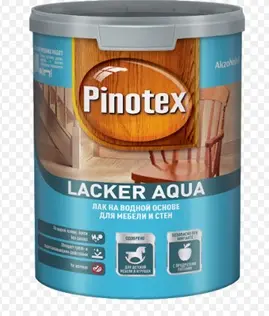 Лак на водной основе для мебели и стен Pinotex  Lacker Aqua 10 (матовый) 1л