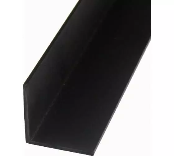 Алюминиевый уголок 20х20х1 (2,0м) Черный Муар QuickStick