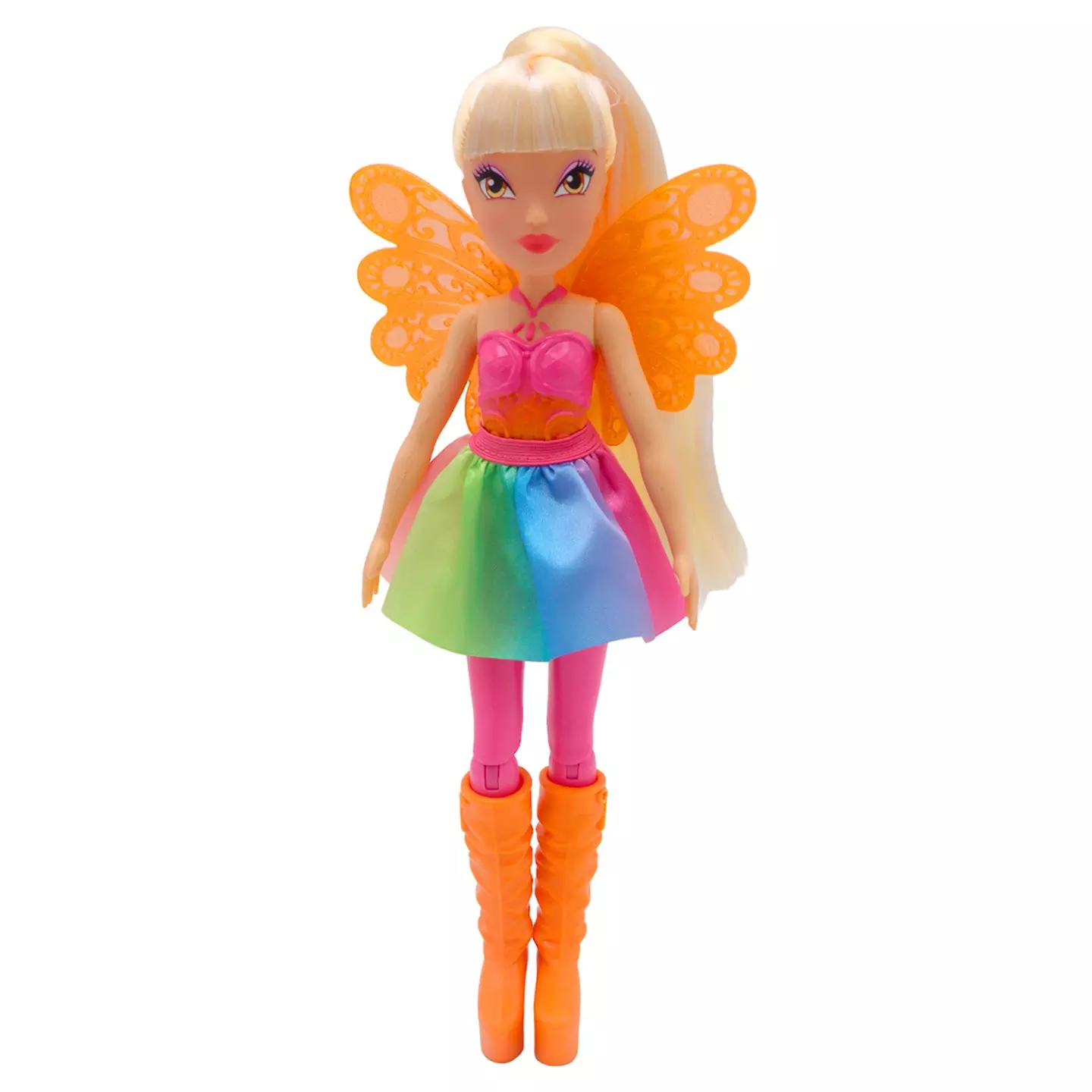 Кукла шарнирная Winx Club Hair Magic Стелла с крыльями и маркерами 2 шт 24 см IW01232103
