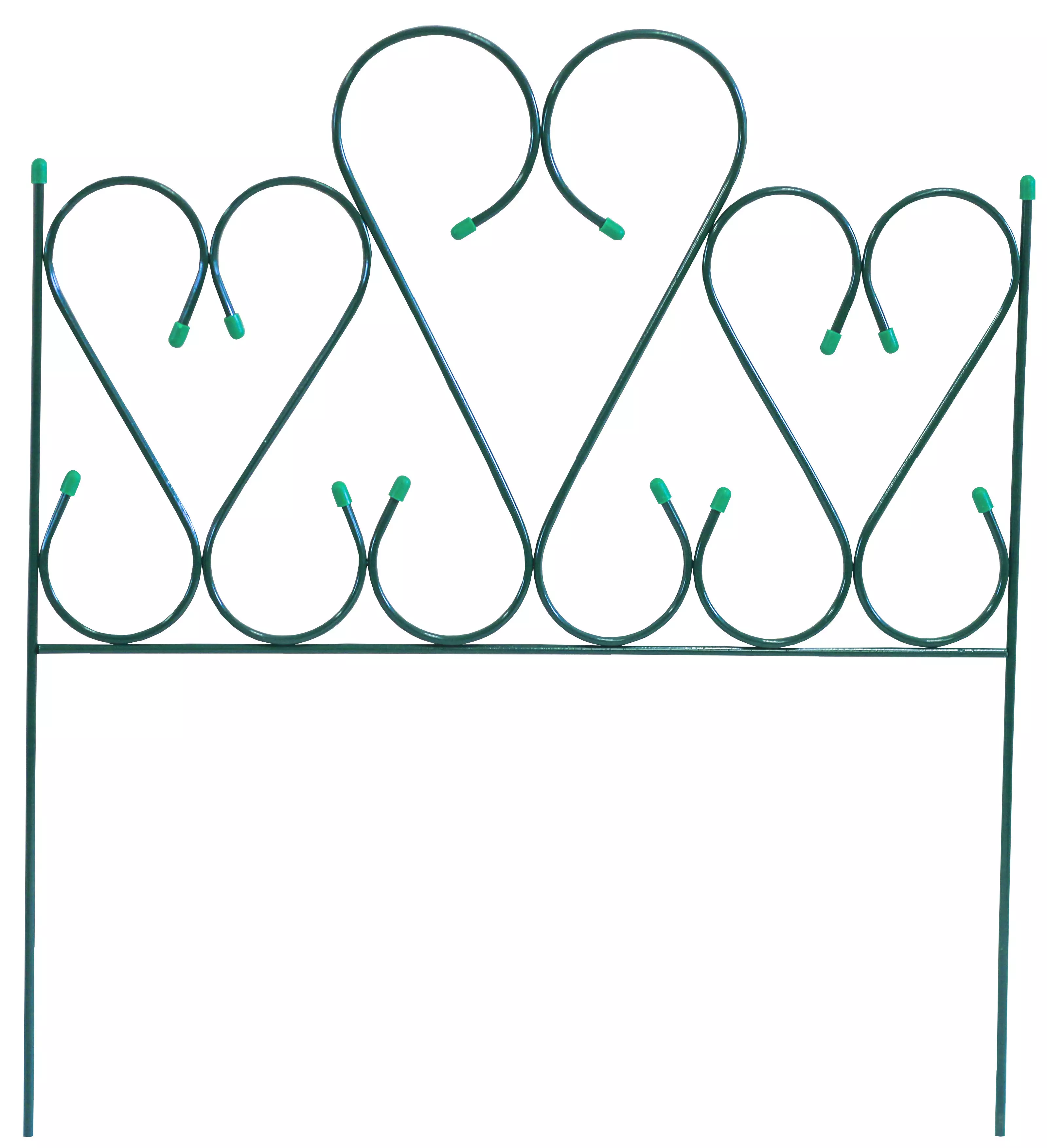 Декоративный забор металлически садовый Амурный 0,95*0,85