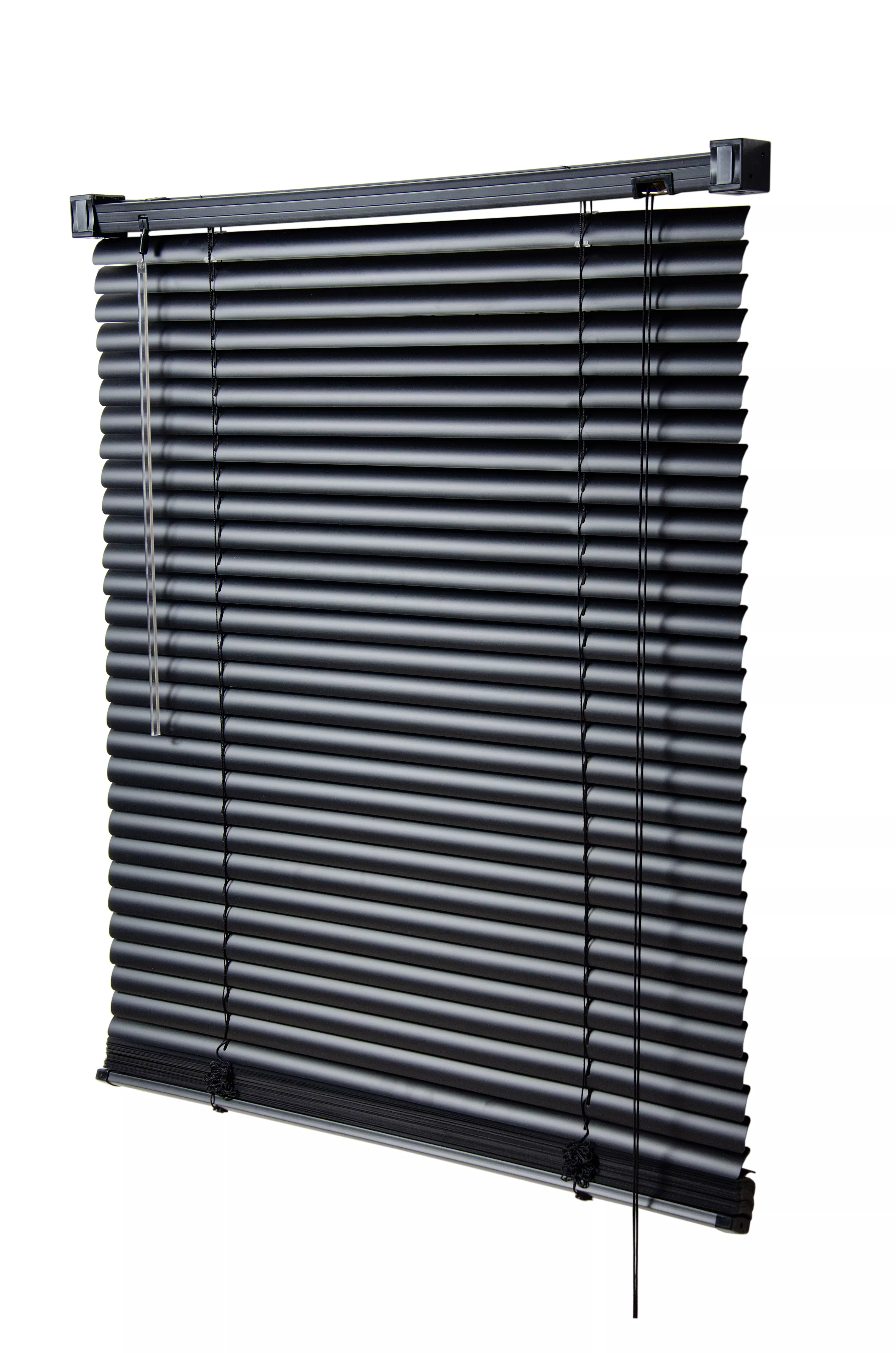 Жалюзи горизонтальные 190х160 см черные пластиковые Магеллан