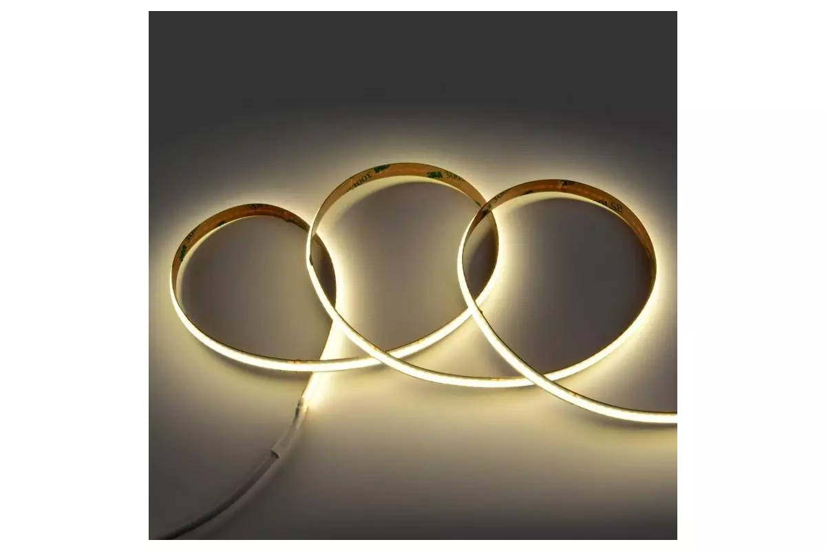 Светодиодная лента 24В 8Вт/м 900Лм/м 4500К 5м 8мм CRI&gt;90 COB 320шт/м IP20 General 502911