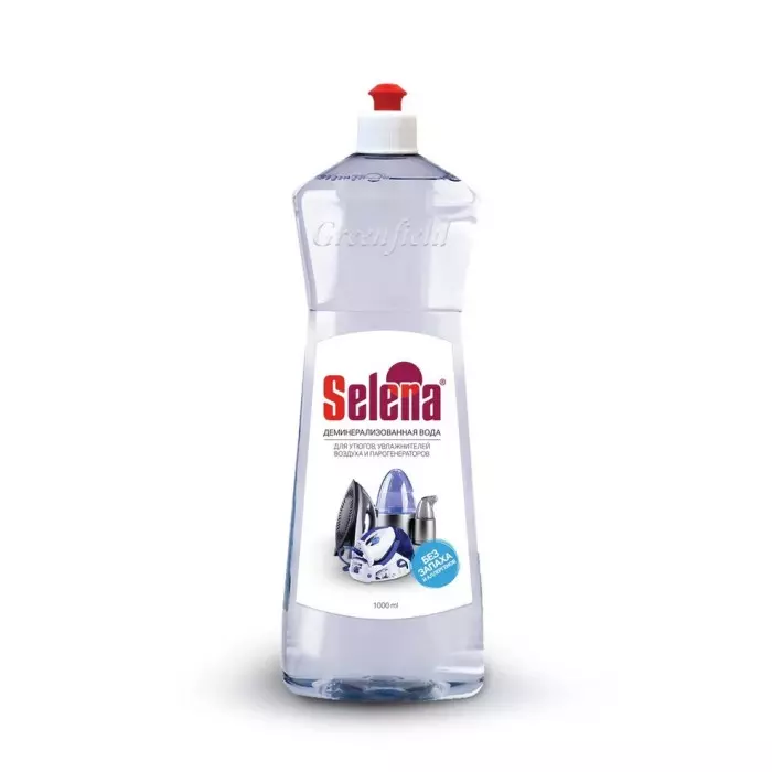 Вода для утюгов Selena деминерализованная без запаха без запаха 1 л