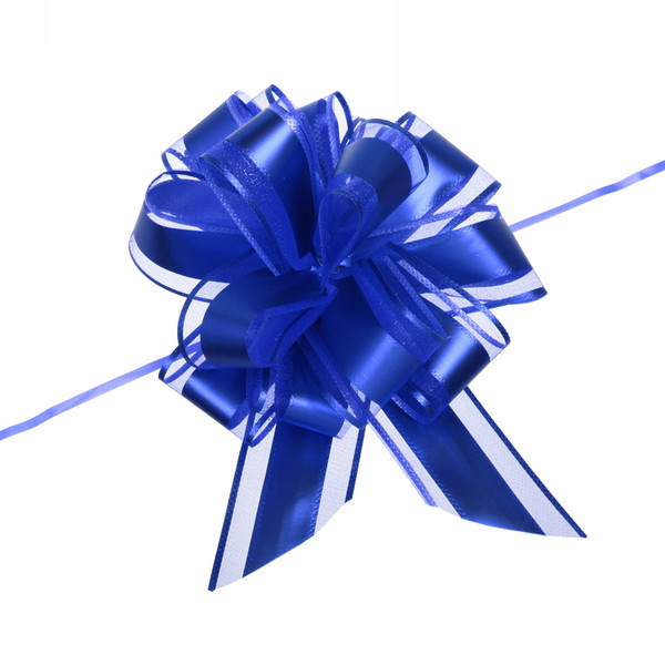 Бант для оформления подарка &quot;Изыск&quot; 5 см, d=17 см, Синий 144-0150