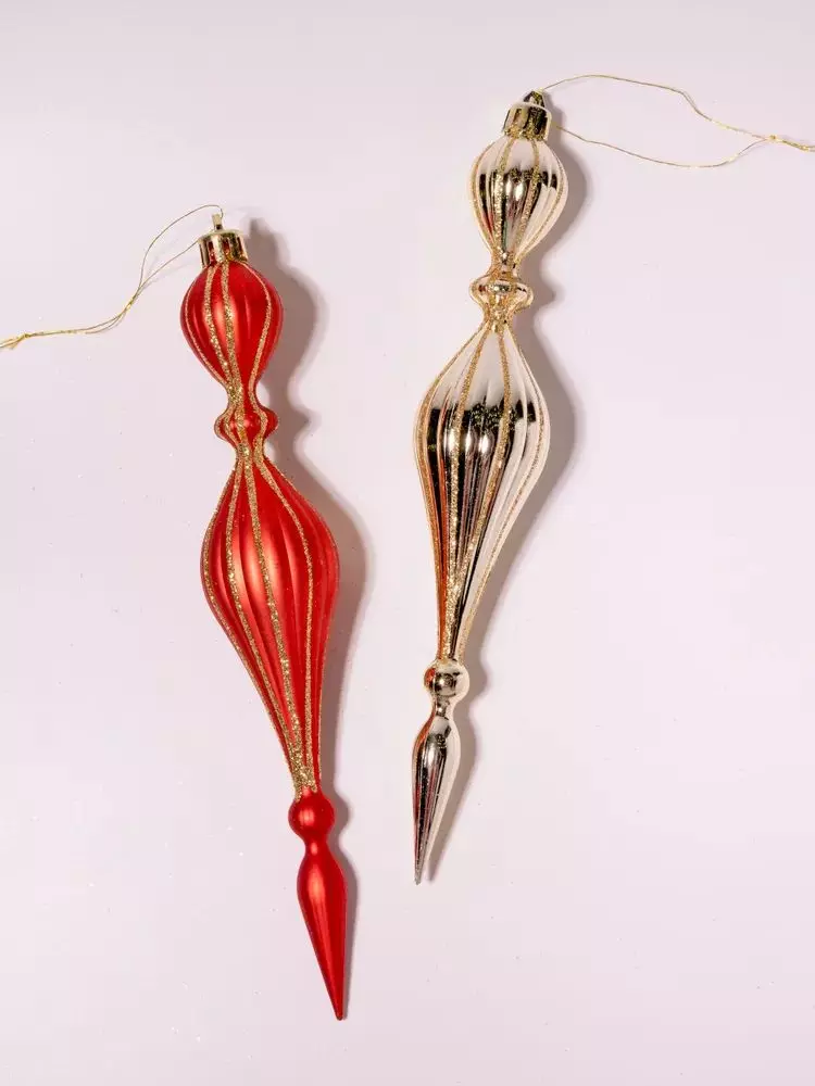 Елочные украшения пластик (2 шт) Волшебство на ветках VNVE-B59