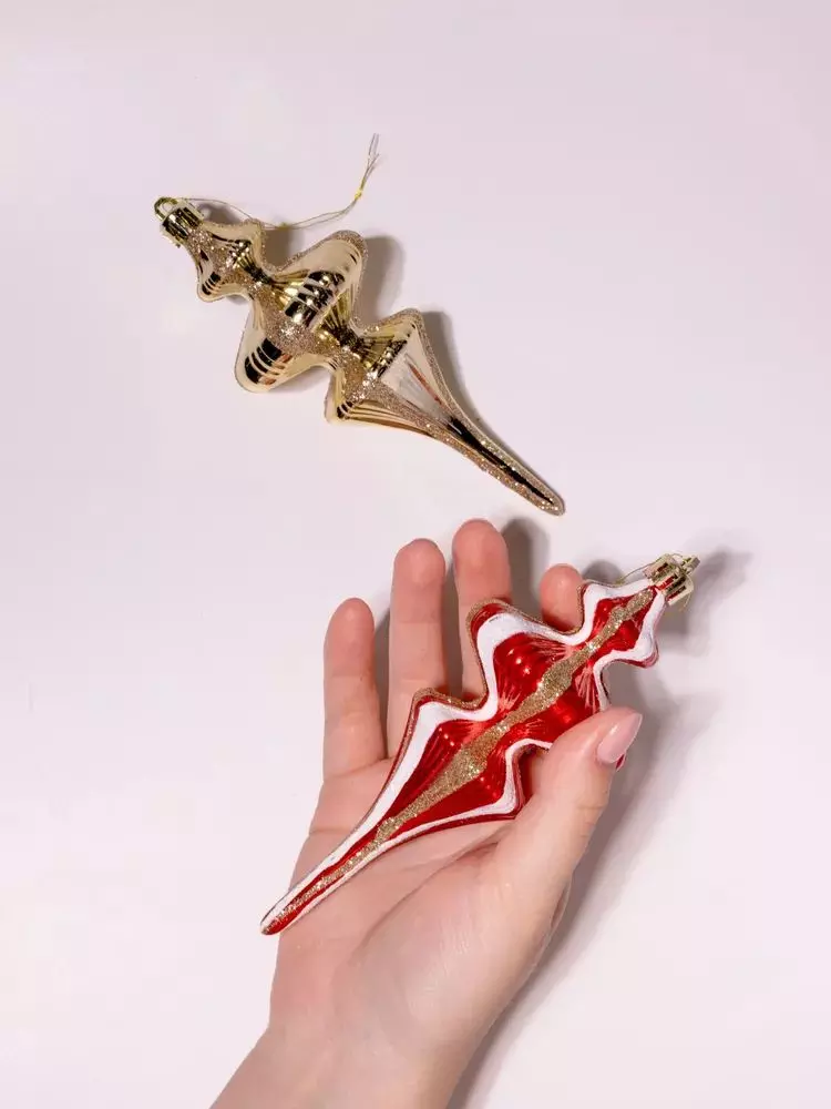 Елочные украшения пластик (2 шт) Волшебство на ветках VNVE-B60