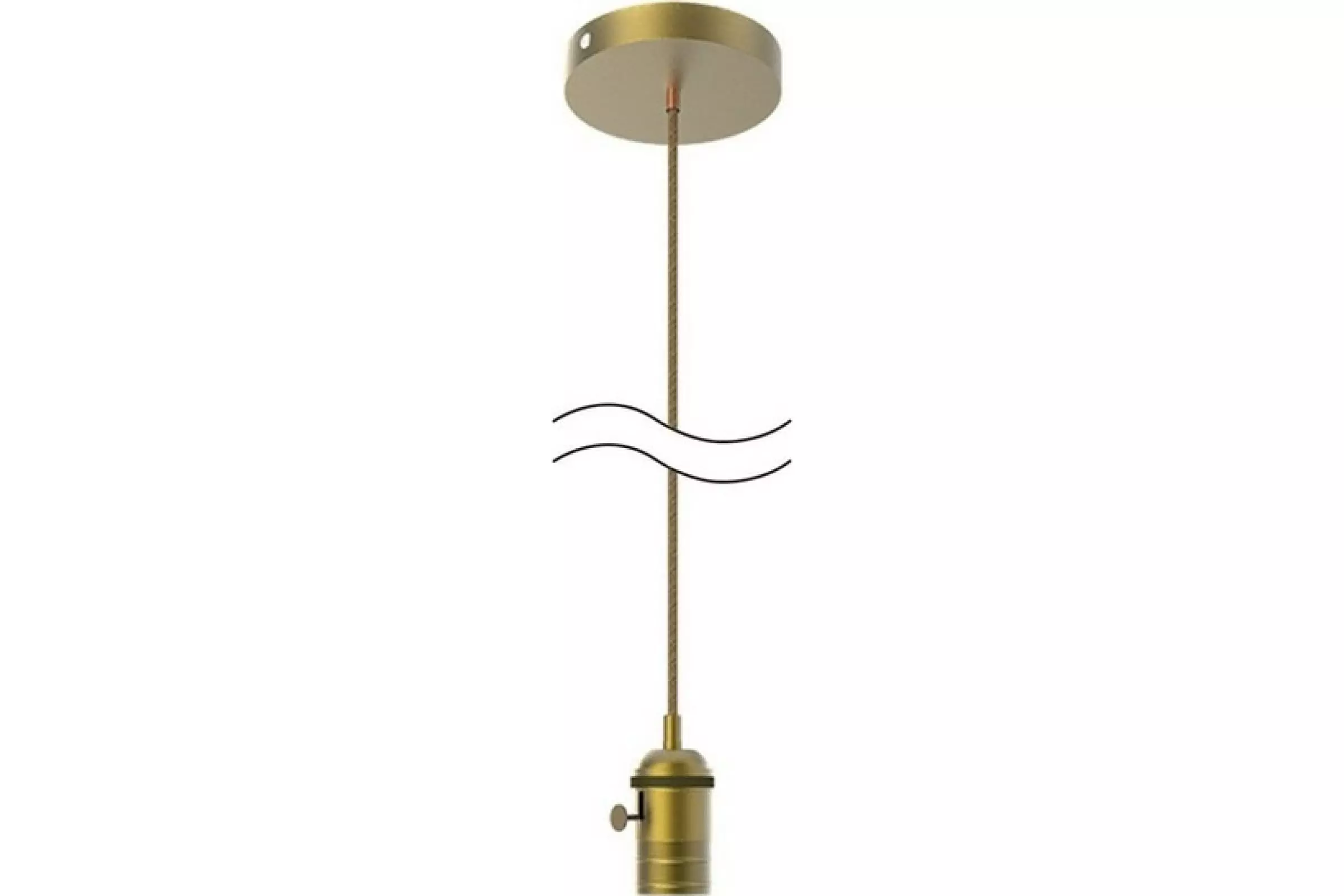 Светильник подвесной Gauss Decor PL042 бронзовый E27 1 м
