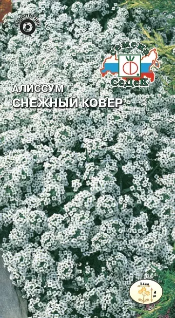 Семена цветов Алиссум Снежный ковер СеДеК Ц/П