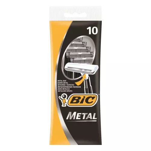 Станок для бритья BIC 3 одноразовый металл 10 шт