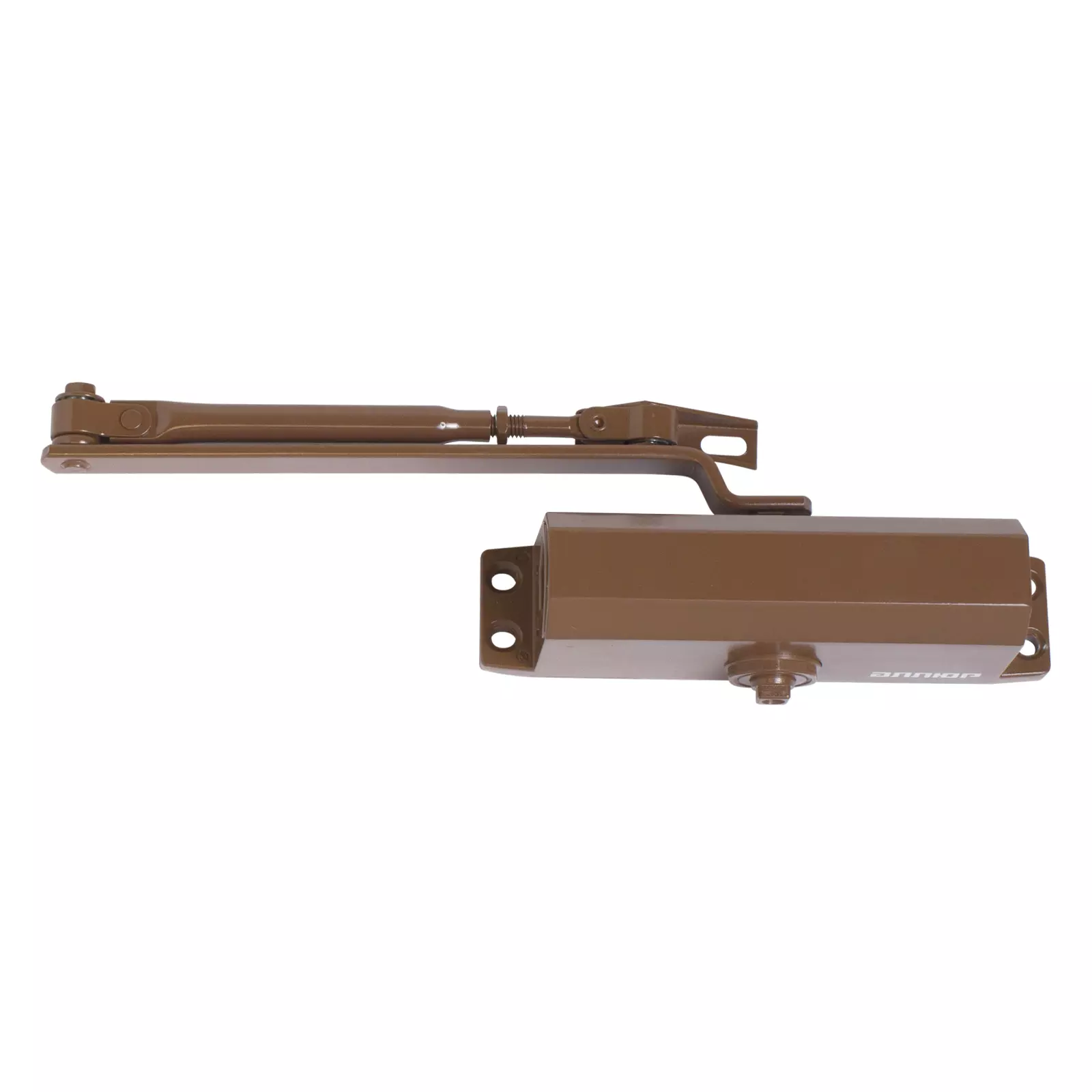 Доводчик дверной до 120 кг, коричневый, морозостойкий АЛЛЮР COMFORT ДД 168/3-5 A-C