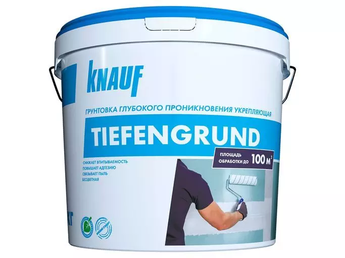 Грунтовка глубокого проникновения Knauf Тифенгрунд мороз 5 кг