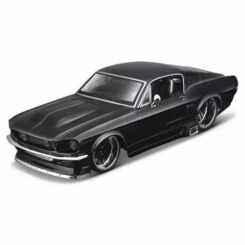 Машинка с отверткой DIY die-cast 1967 Ford Mustang GT Maisto 1:24, открывающ. двери, черная 39094