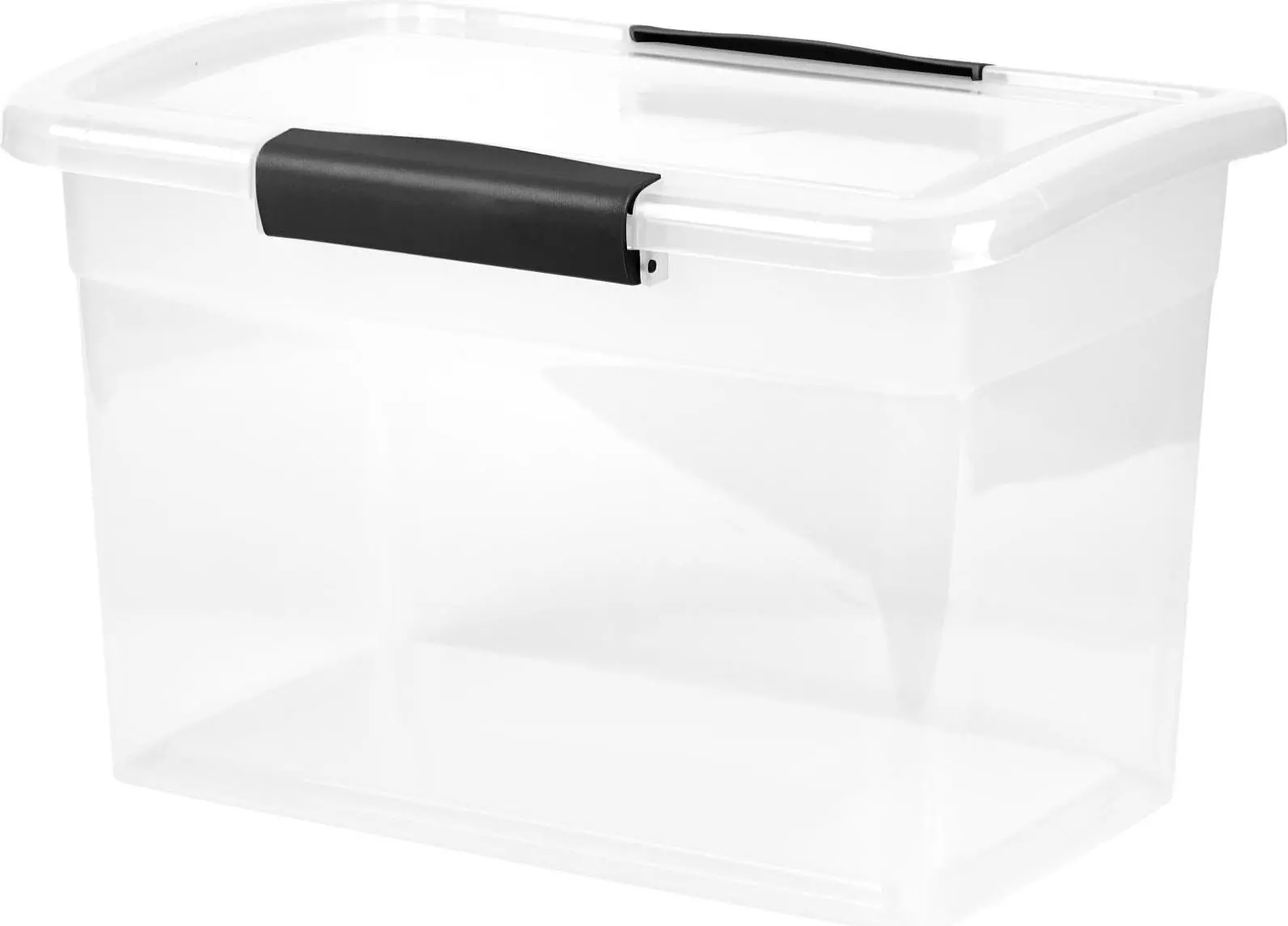 Ящик для хранения с защелками 11л 35х23,5х22,2 см Keeplex Vision прозрачный кристалл KL251411999