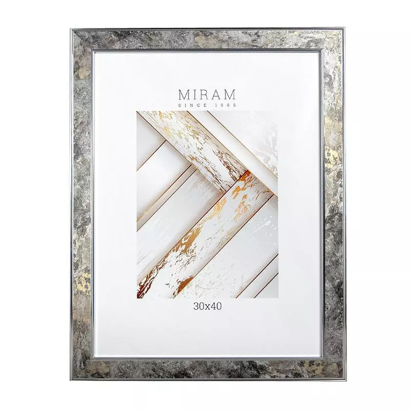 Фоторамка 30х40 см коричневый мрамор 653383-15 Мирам