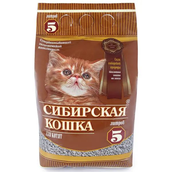 Наполнитель Сибирская кошка 5л для Котят