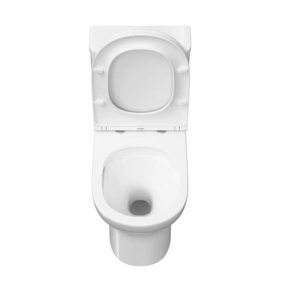 Унитаз VitrA M50 9889B003-7200 безободковый, смыв Торнадо (VortexFlush) с сиденьем микролифт белый санитарный фарфор