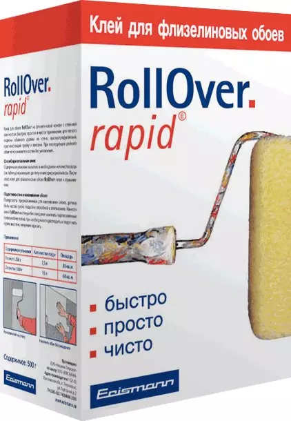 Клей обойный флизелиновый RollOver 500 г