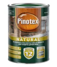 Пропитка Pinotex Натурал 9 л. , для наружных работ бесцветная