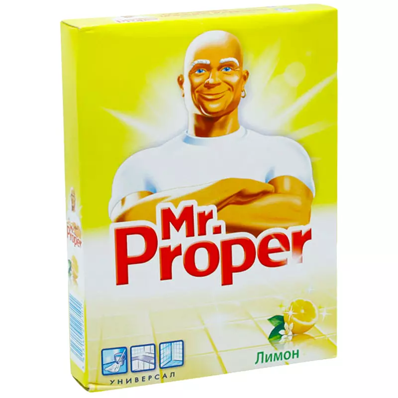 Средство для мытья полов и стен Mr.Proper &quot;Лимон&quot;, порошок, 400 г