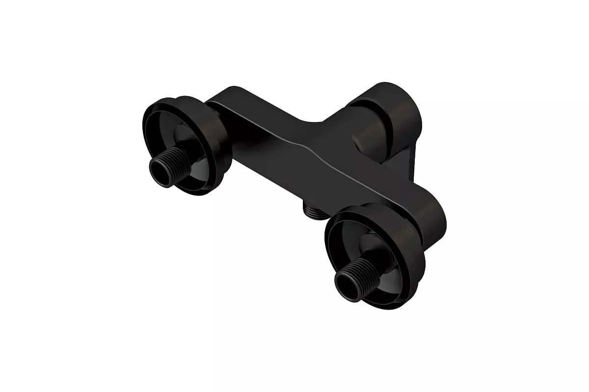 Смеситель для душа, черный, Cersanit BRASKO BLACK 63109, латунь