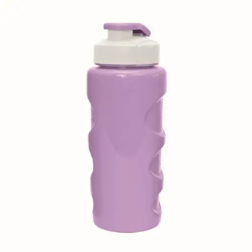 Бутылка для воды со шнурком 500 мл HEALTH and FITNESS, anatomic, фиолетовый КК0030