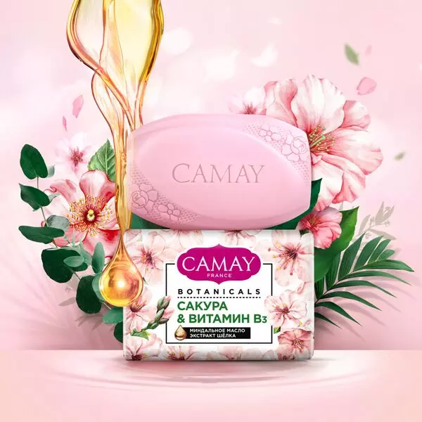 Крем-мыло Camay Botanicals Японская сакура 85гр