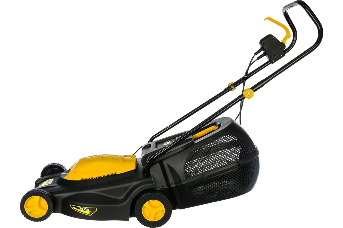 Газонокосилка электрическая 1400 Вт ELM 1400Р, Huter 70/4/4
