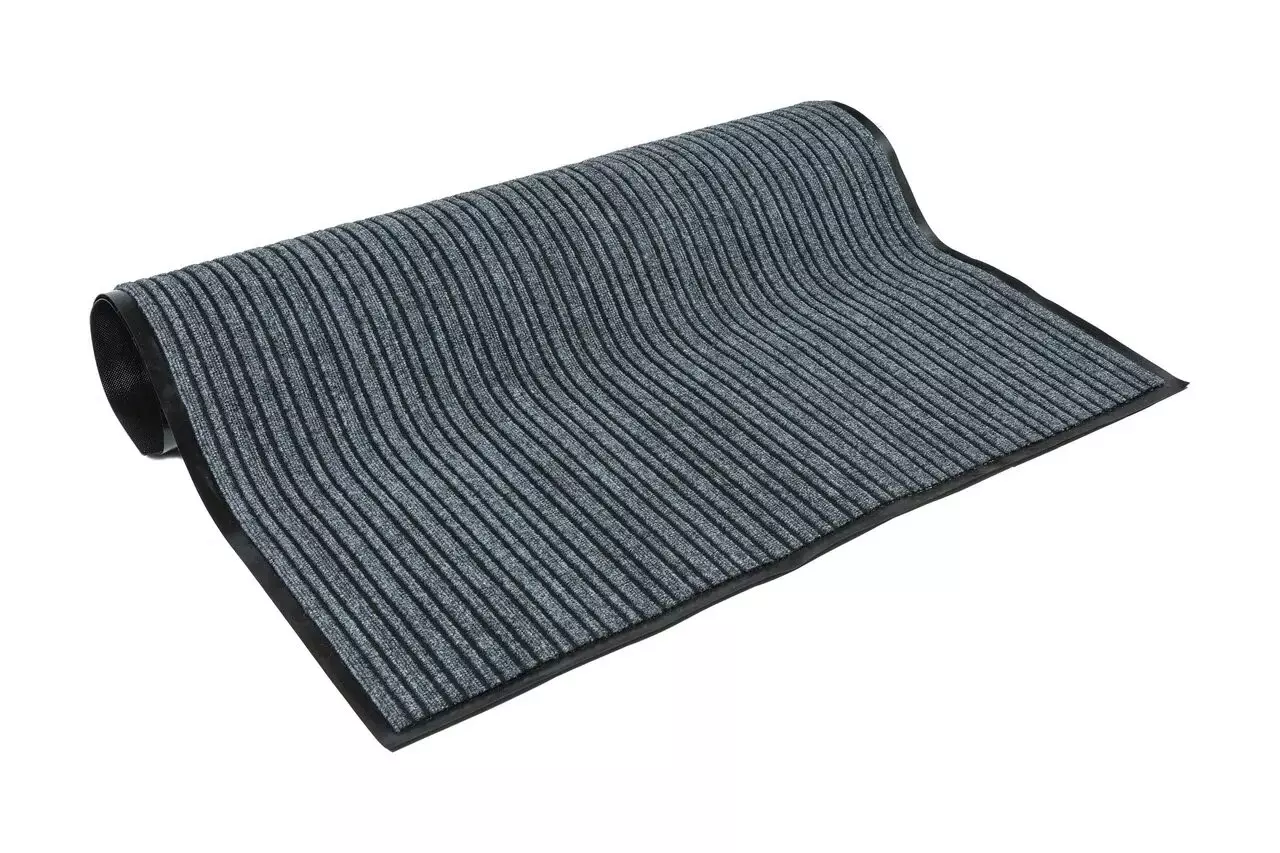 Коврик напольный Floor Mat (атлас) 40 x 60 см серый