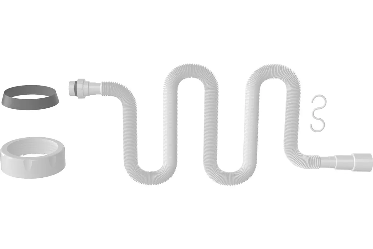 Гибкая труба 1 1/2"х40/50 мм, 1300 мм, с конусной прокладкой, Nova 1345