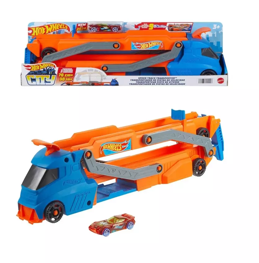 Hot Wheels, игровой набор Грузовик-трек с пусковым механизмом Хот Вилс Mattel, HYT83