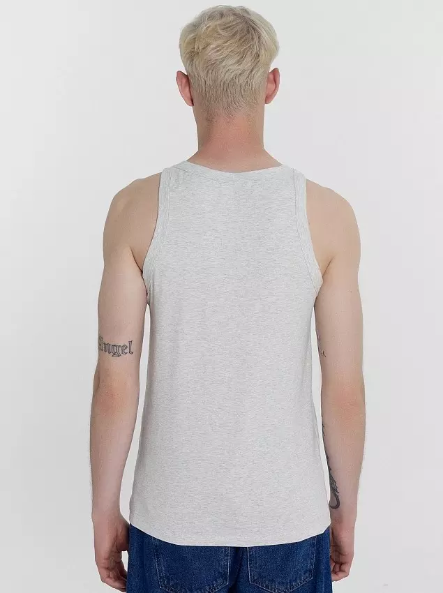 Майка мужская MF 421418 серый меланж 4306-А, р-р 108-170/176 (54 / XXL)