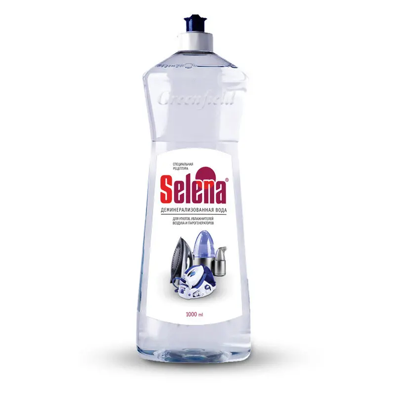 Вода для утюгов Selena деминерализованная, 1 л