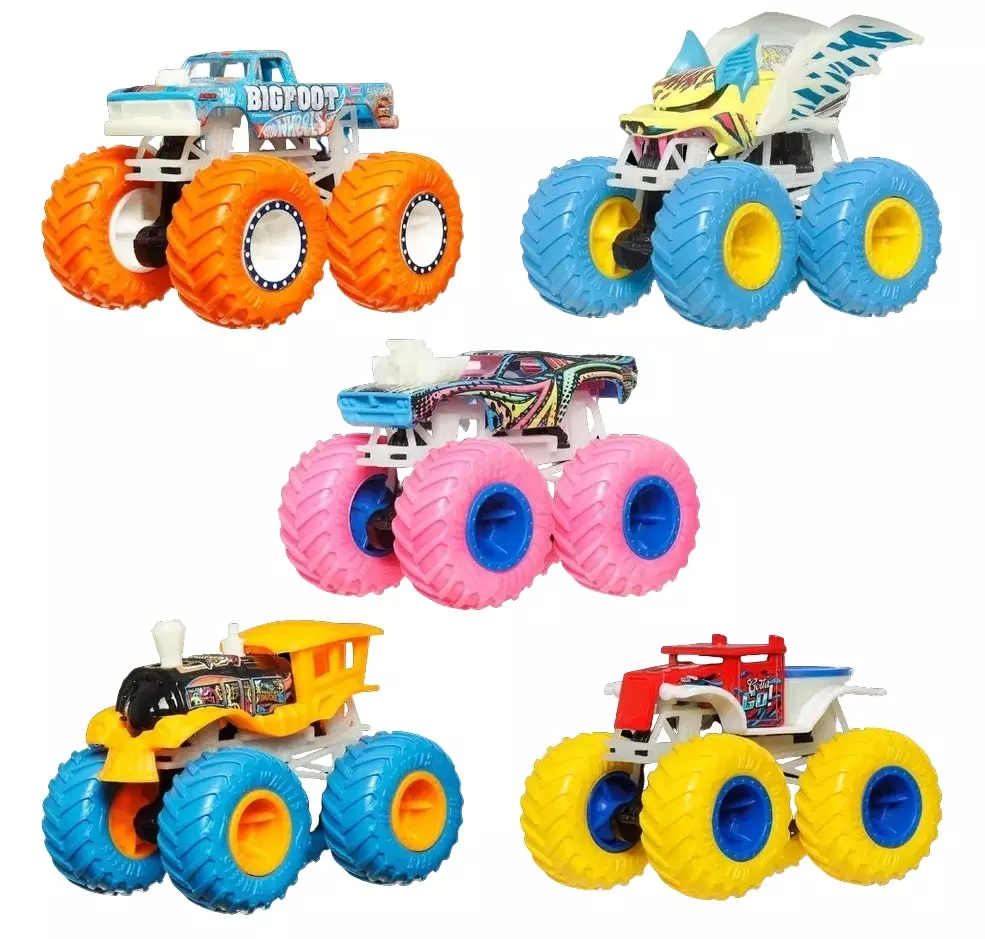 Модель машинки Hot Wheels,пластик,монстр-трак "Светящийся в темноте",в ассорт.,Хот Вилс,Matell,JFX08