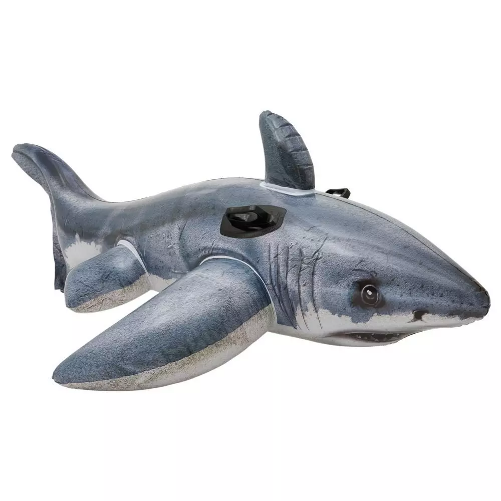 Надувная игрушка Большая белая акула INTEX (173-107 см) 57525 6шт/упак