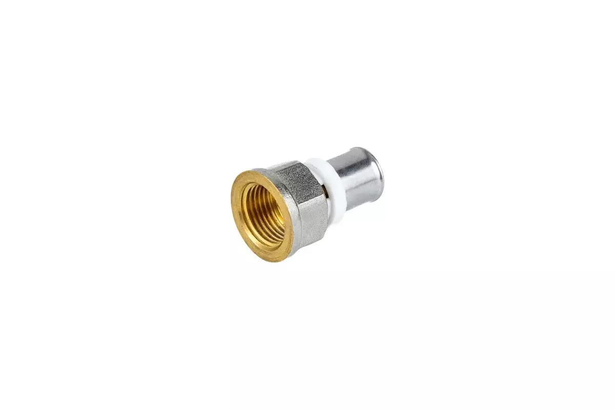 Пресс муфта переходная 26х3/4&quot; ВР, никель, STI