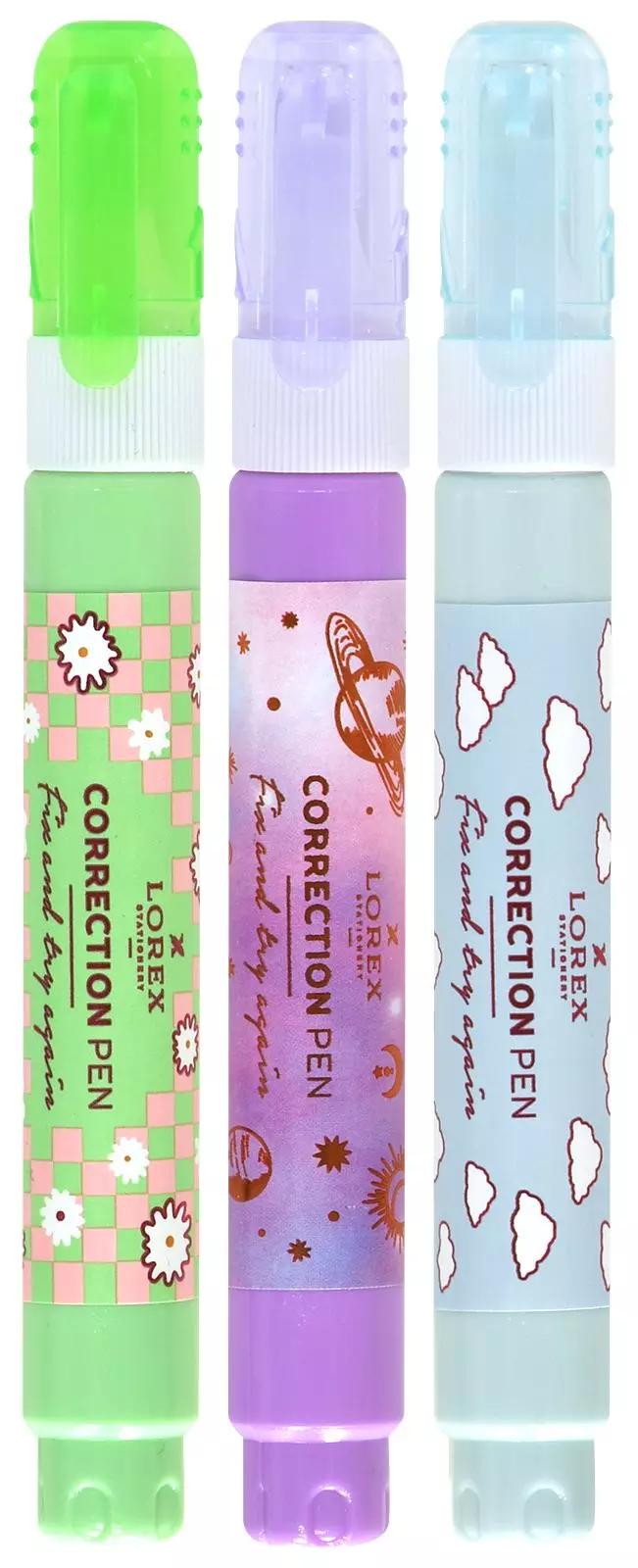 Ручка-корректор 9 мл, металл. наконечник, "Исправь" цвет ассорти LOREX