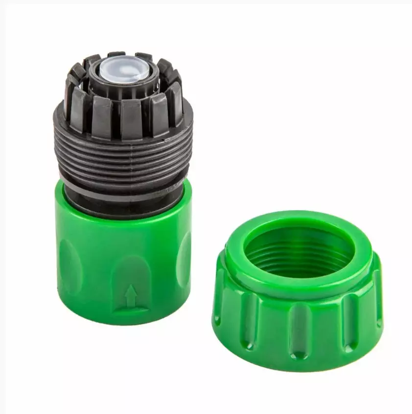 Коннектор для шланга 1/2" быстросъемный с аквастопом "В приДАЧУ" 1206375