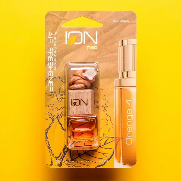 Ароматизатор подвесной бутылочка ION ORANGE 4 (OUD MAKADI) TB-IB-04, 6 мл