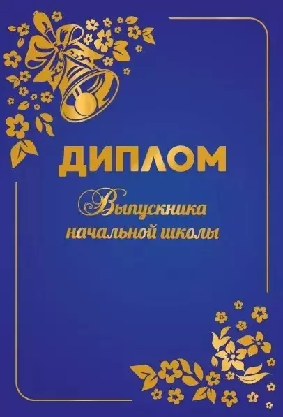 Диплом выпускника начальной школы 15.22.02412