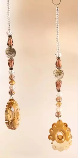 Елочные украшения стекло (2 шт) Сосульки Волшебство на ветках VNVSG-28