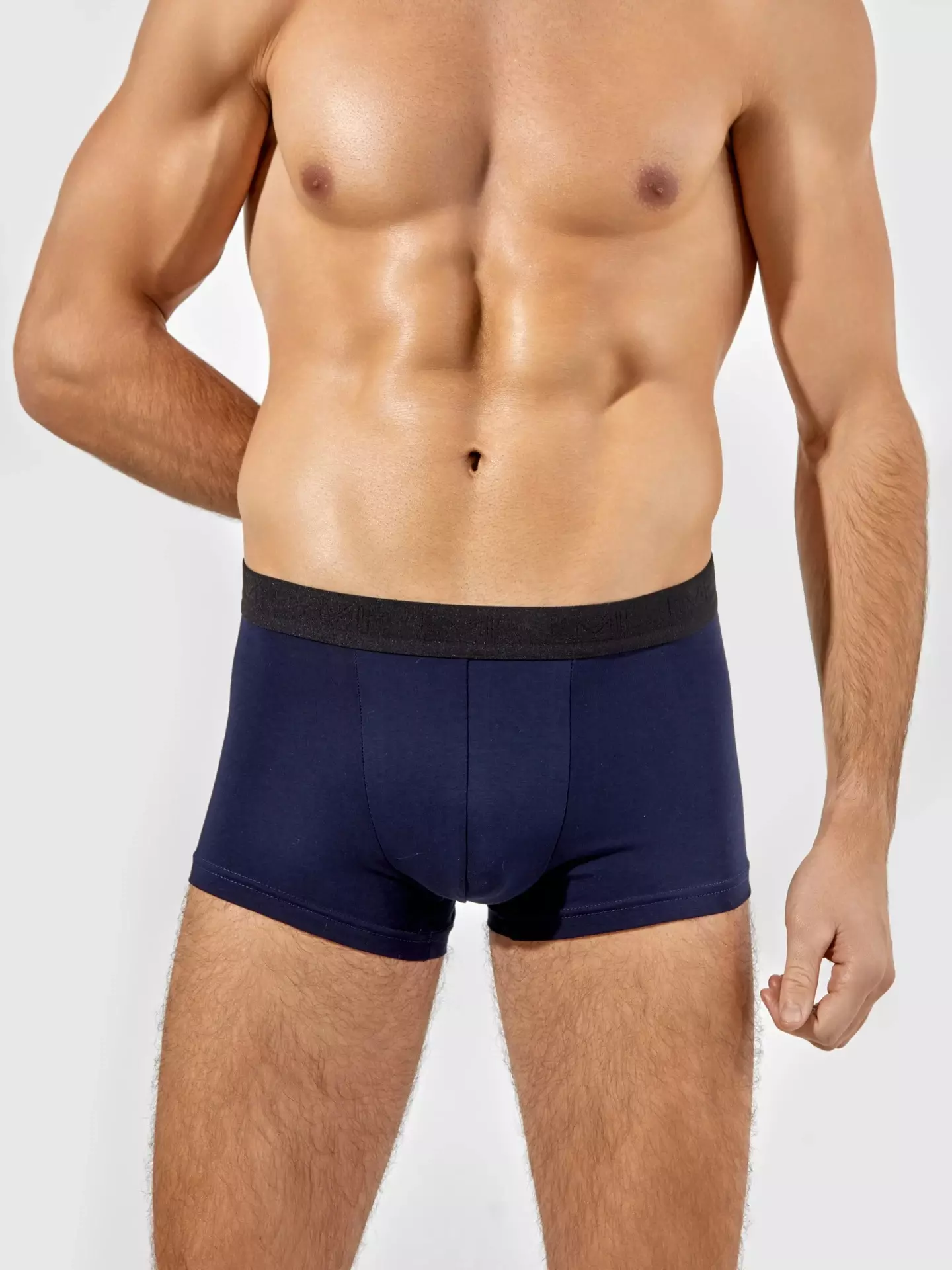 Мужские трусы боксеры Mark Formelle 411124 темно -синий. р-р 110-120 (60 / 5XL)